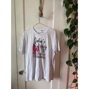 John’s 60th birthday Cruise rustic United size X – large T-shirt